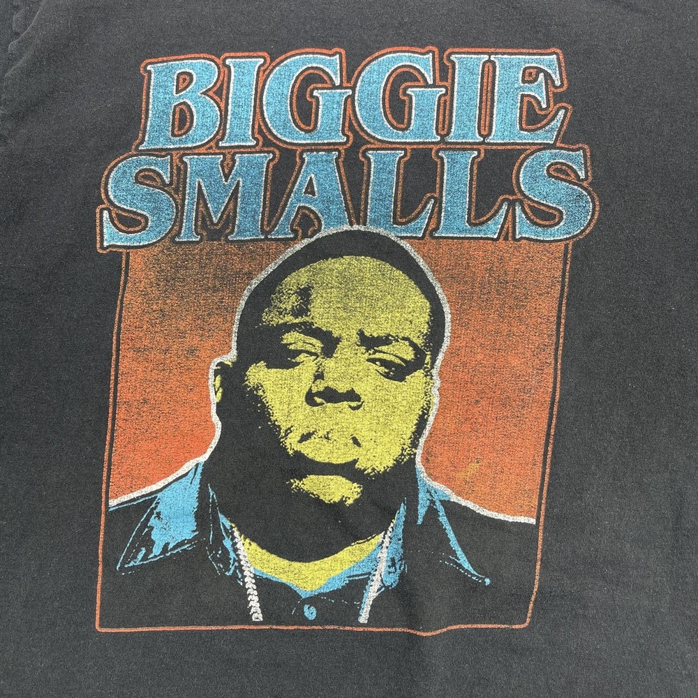 Biggie Smalls Shirt Mens Extra Large Black Rap Hip Hop Music Graphic Tee B.I.G. - Picture 2 of 7